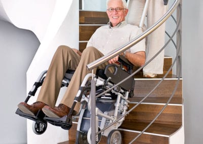 Picture stair climber / pushing aid 4